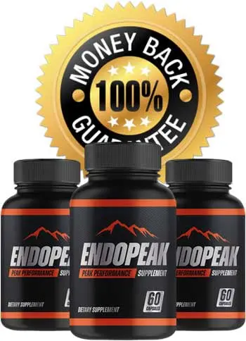 EndoPeak 60-day money-back guarantee badge